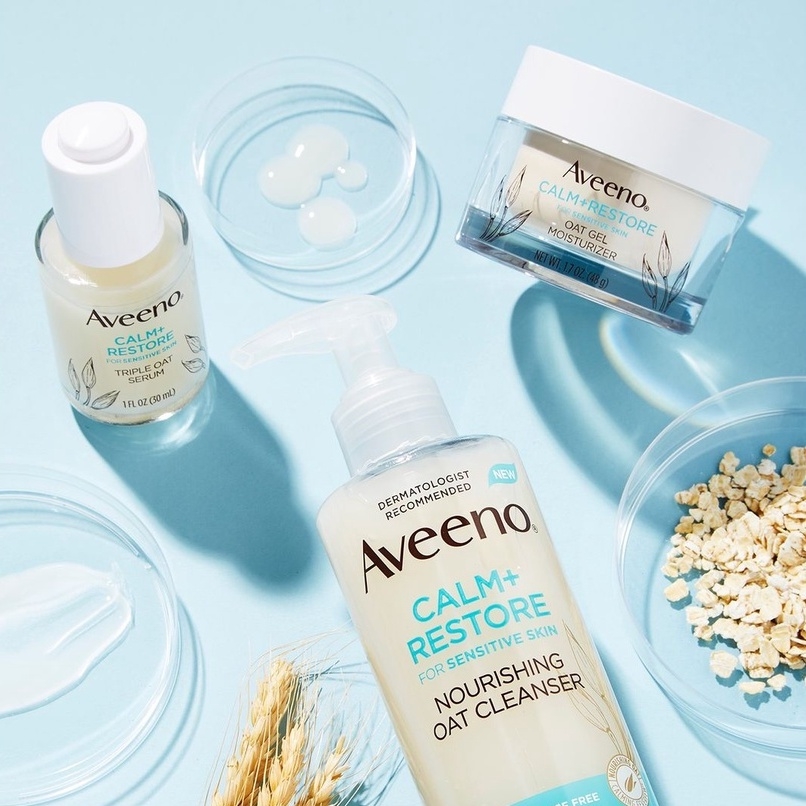 Kem dưỡng ẩm yến mạch Aveeno phục hồi làm dịu da Calm + Restore Oat Gel Moisturizer