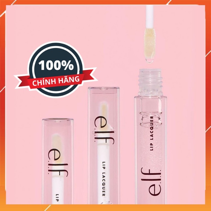 Son bóng Elf không màu trong suốt dưỡng môi Lip Lacquer