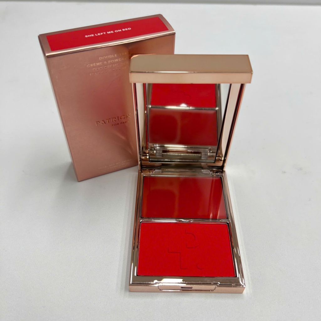 Phấn má hồng Patrick Ta Double - Crème Take & Powder Blush Duo