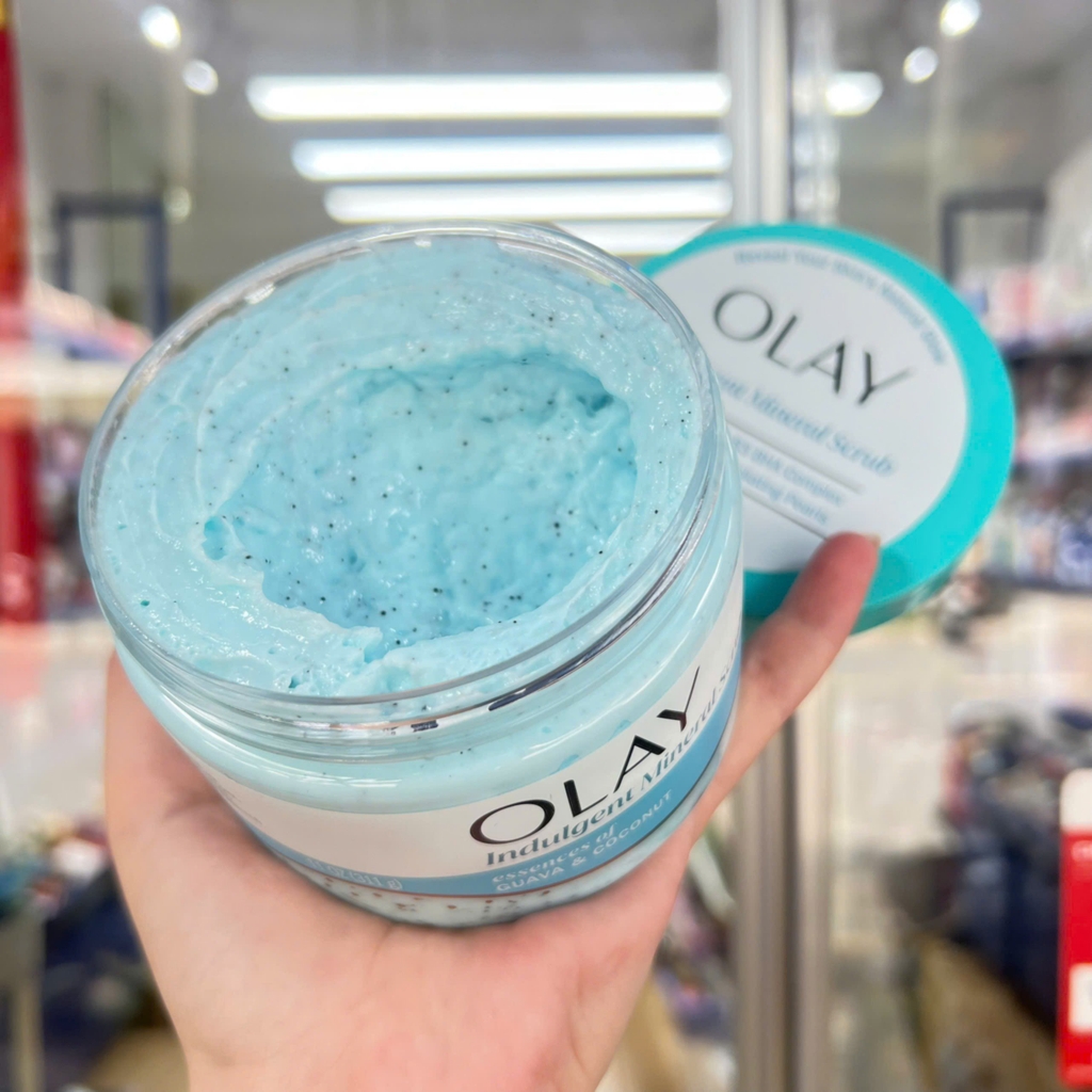 Tẩy tế bào chết toàn thân Olay Indulgent Mineral Scrub 311g