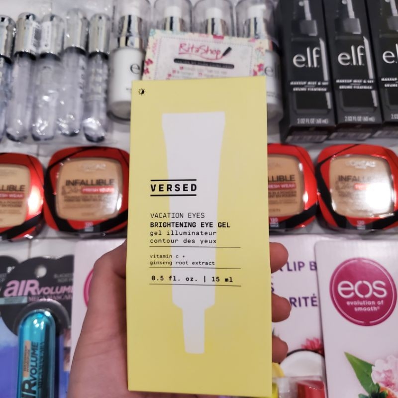 Kem dưỡng Versed làm sáng, giảm quầng thâm, giảm bọng mắt và chống lão hóa cho vùng mắt