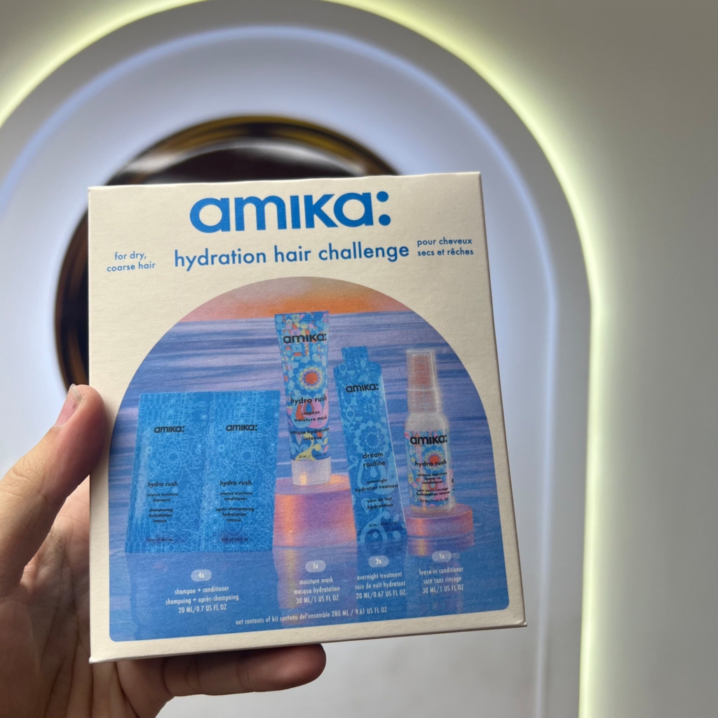 Bộ Chăm Sóc Tóc Amika Hydation Hair Challenge