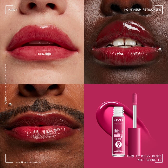 Son bóng dưỡng môi có màu NYX This is Milky Gloss Milkshake