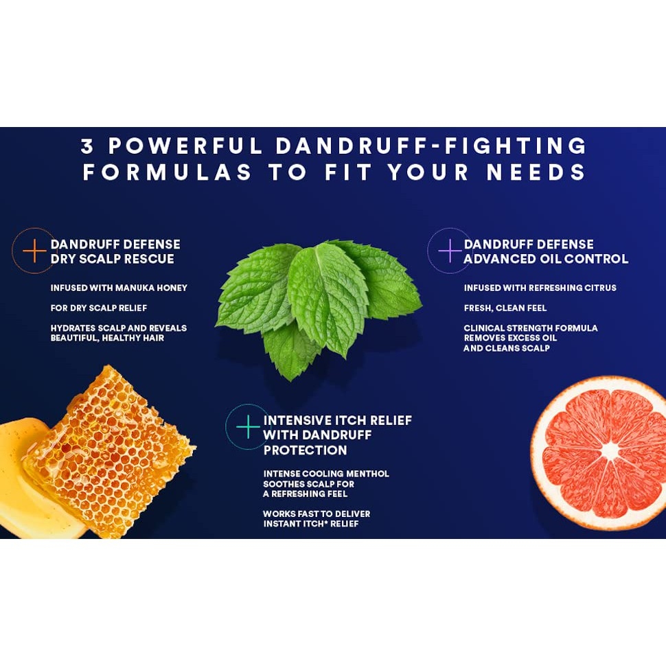 Dầu gội đầu đánh bay gàu nấm da dầu Head and Shoulders Clinical Strength Mỹ -Canada 400ml