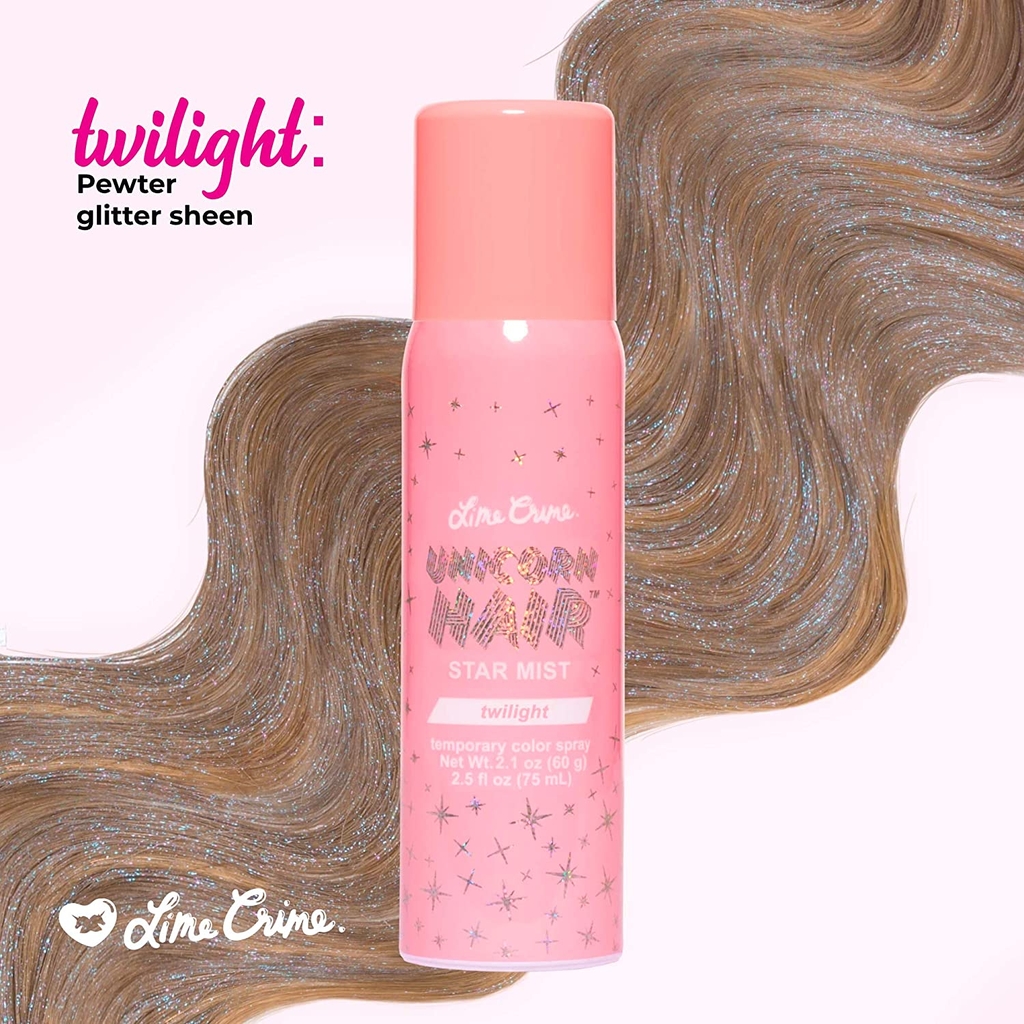 Xịt Tóc Kim Tuyến Có Nhũ Lime Crime Unicorn Hair
