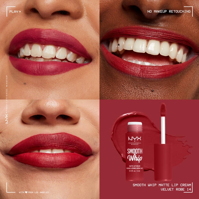 Son kem lì NYX Smooth Whip Matte lip cream