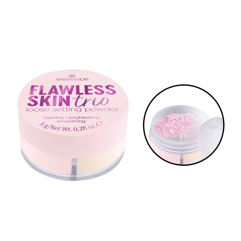 Phấn Phủ Bột 3 Màu Essence FLAWLESS SKIN Trio Loose Setting Powder