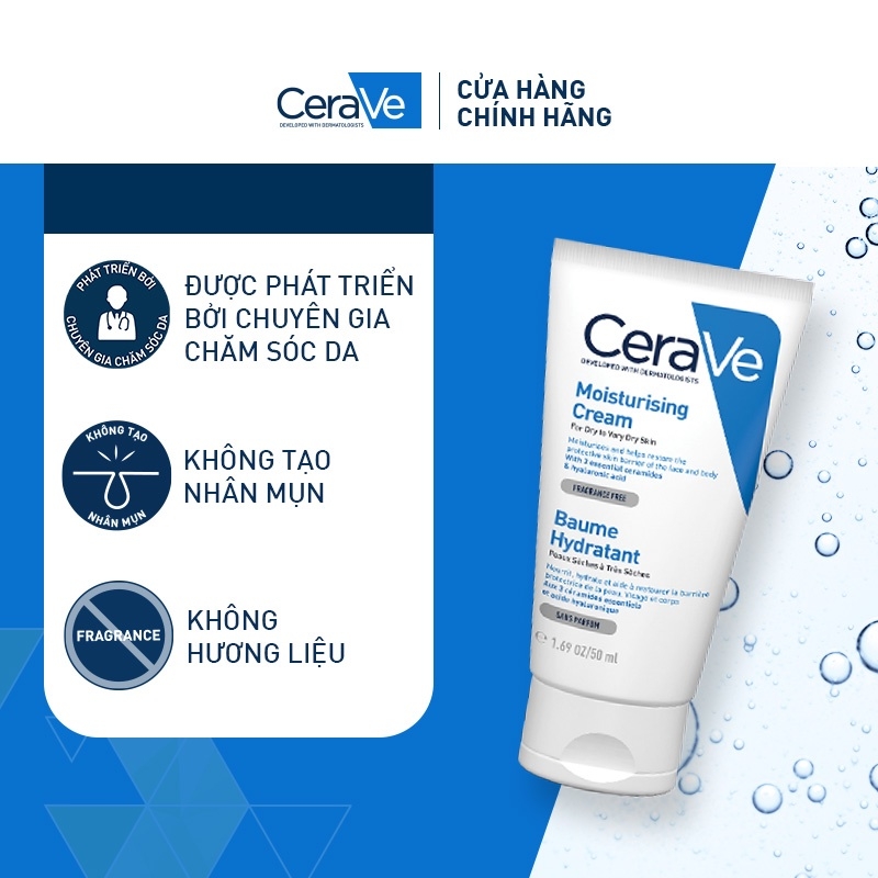 Kem dưỡng ẩm da Cerave Moisturizing Cream