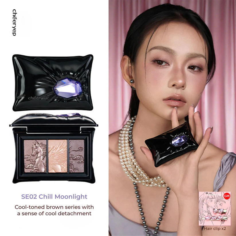 Bảng 3 Ô Màu Mắt Cheeryep Eyeshadow Palette Pillow Gem Series Limited Edition