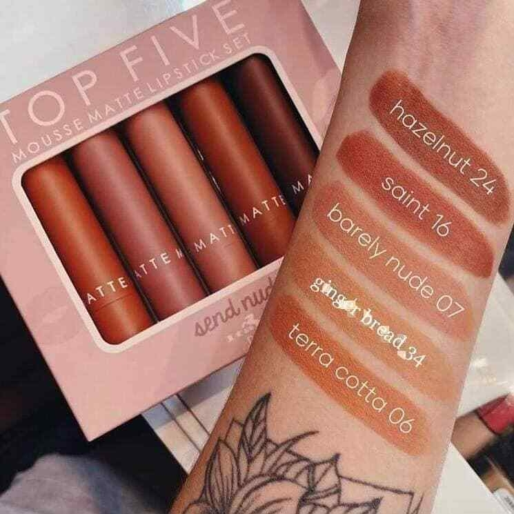 Set 5 son thỏi lì Italia Deluxe