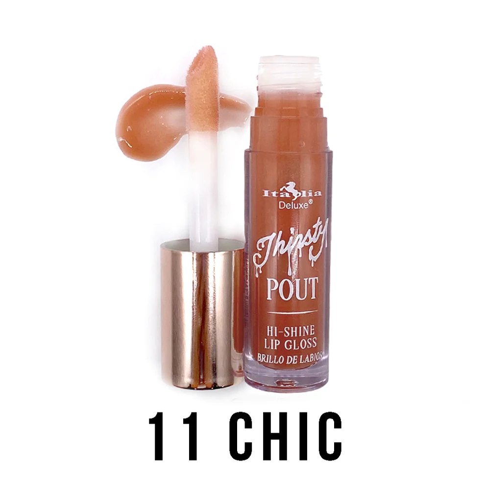 Son bóng Italia Deluxe Thirsty Pout Hi-shine Gloss