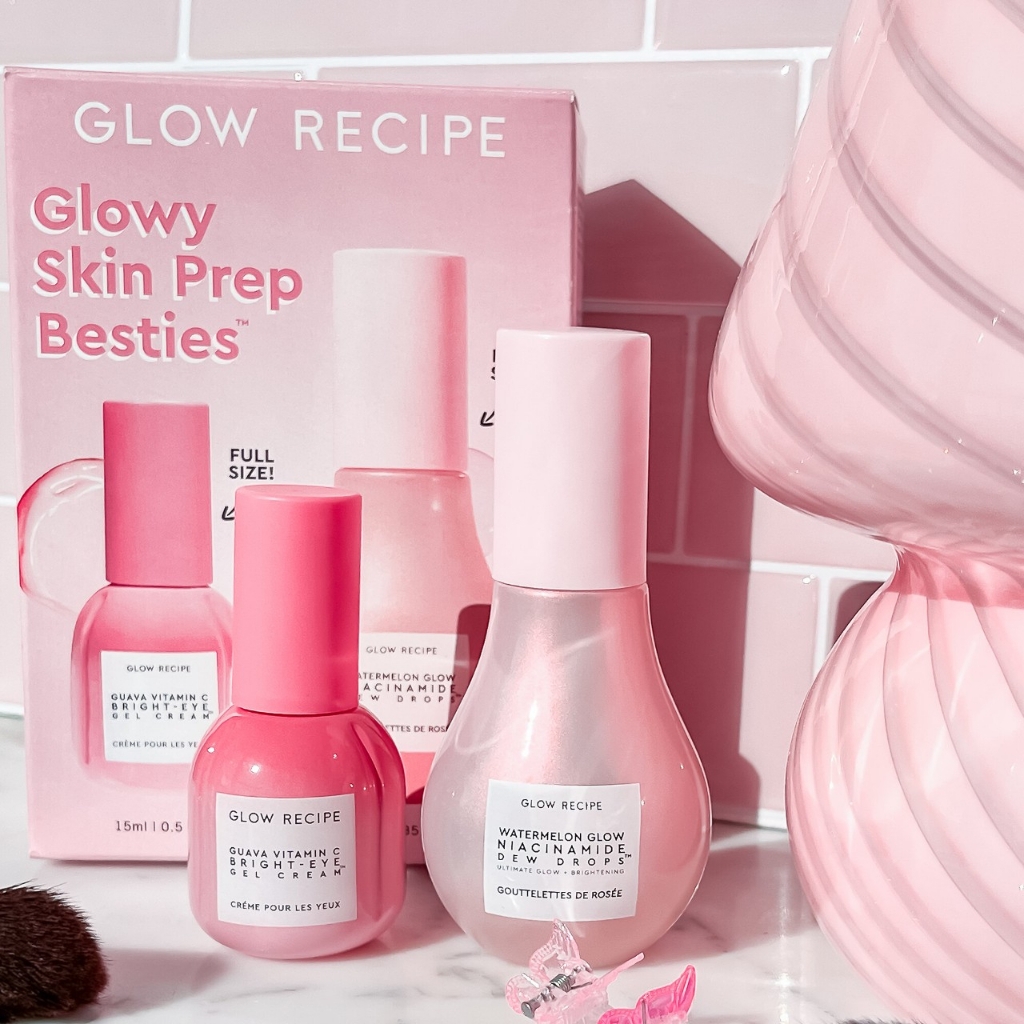 Set dưỡng da căng bóng Glow Recipe Glowy Skin Prep Besties