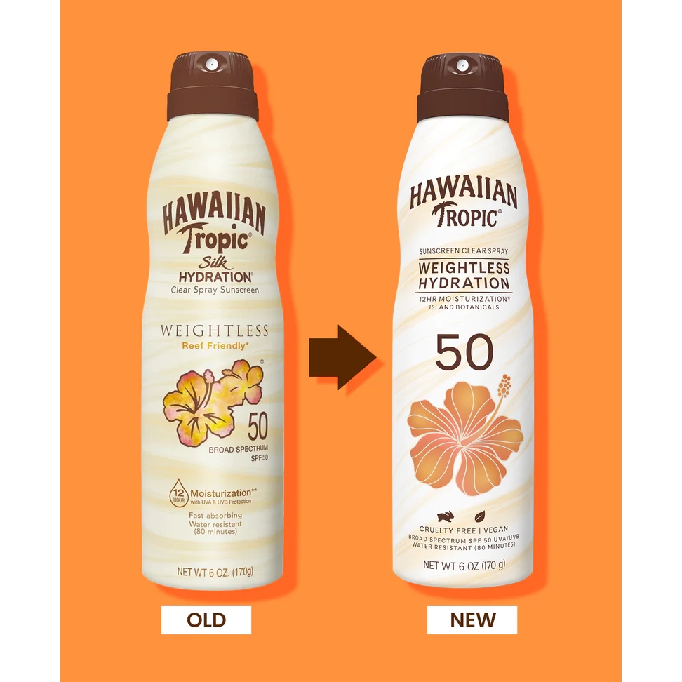 Xịt chống nắng Hawaiian Tropic Silk Hydration Weightless Spf 50
