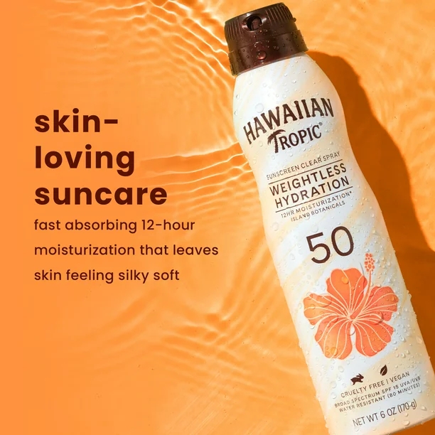 Xịt chống nắng Hawaiian Tropic Silk Hydration Weightless Spf 50