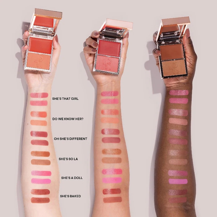 Phấn má hồng Patrick Ta Double - Crème Take & Powder Blush Duo