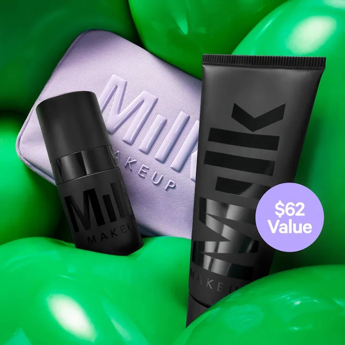 Set kem lót và xịt khóa nền Milk Makeup Pore Eclipse Primer + Setting Spray Makeup Set phiên bản giới hạn