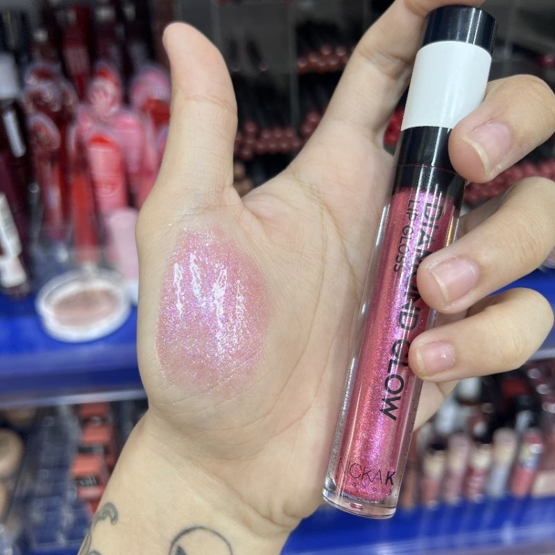 Son bóng nhũ dưỡng ẩm môi Nicka K NK makeup 3.7g