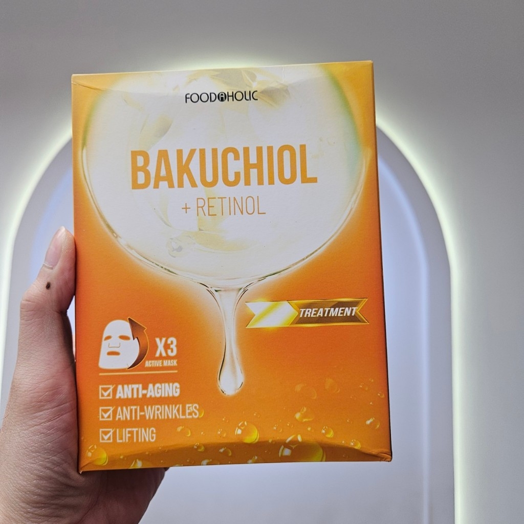 [HỘP 10 MIẾNG] Mặt nạ giấy Foodaholic dưỡng da cấp ẩm chống lão hóa làm sáng da