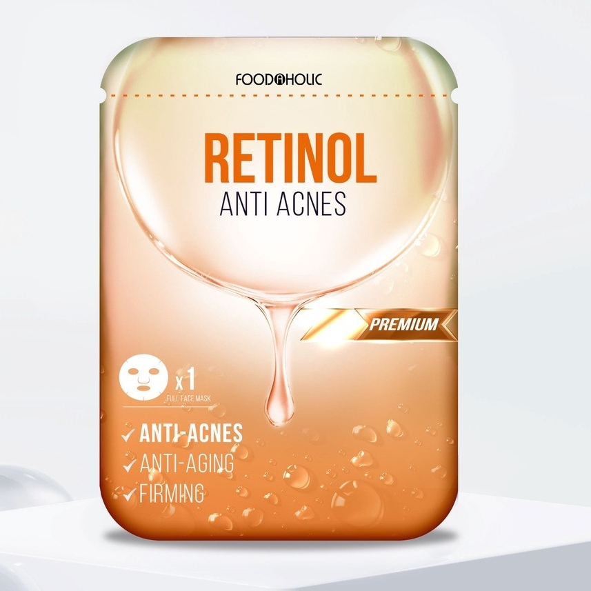 [HỘP 10 MIẾNG] Mặt nạ giấy Foodaholic dưỡng da cấp ẩm chống lão hóa làm sáng da
