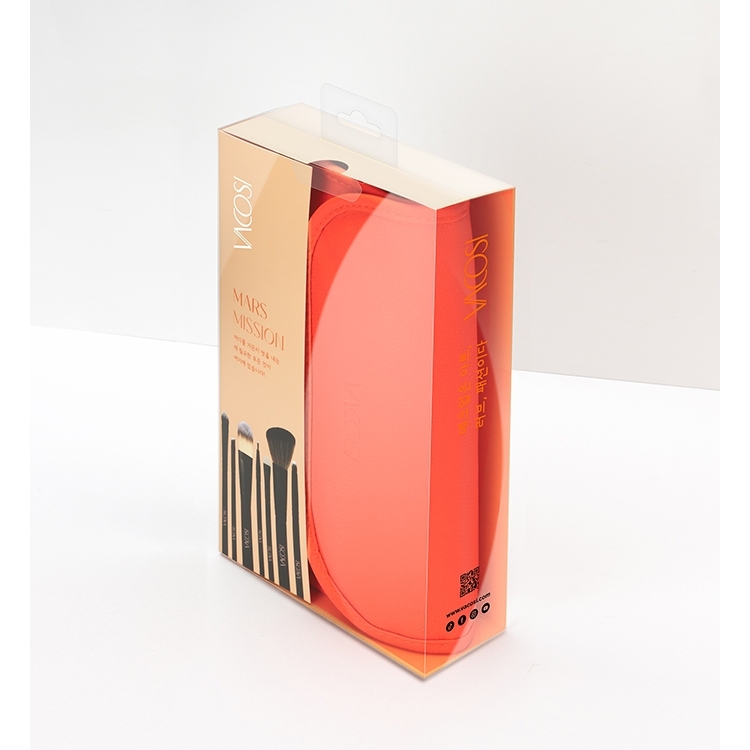 Bộ cọ cá nhân Vacosi 14 cây và bóp da cam BC36