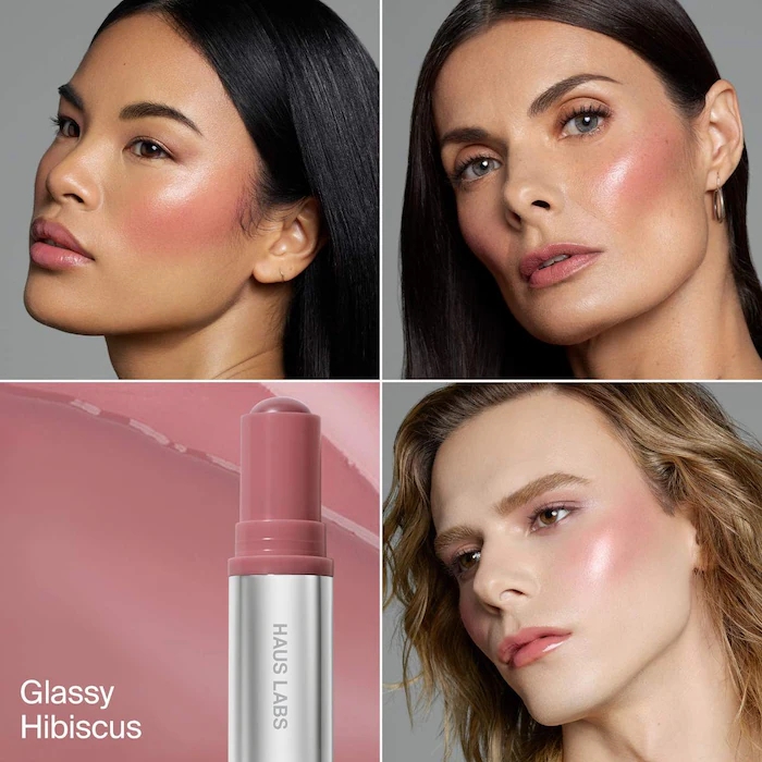 Thỏi má hồng Haus Labs Color Fuse Longwear Hydrating Glassy Lip + Cheek Blush Balm Stick