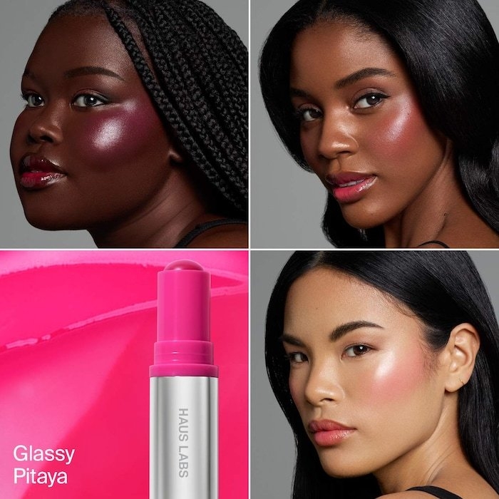 Thỏi má hồng Haus Labs Color Fuse Longwear Hydrating Glassy Lip + Cheek Blush Balm Stick