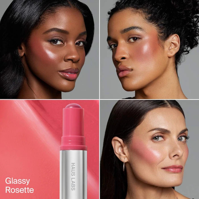 Thỏi má hồng Haus Labs Color Fuse Longwear Hydrating Glassy Lip + Cheek Blush Balm Stick