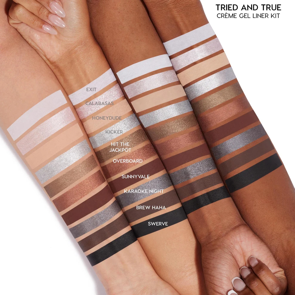 Set chì kẻ mắt Colourpop Tried and True crème gel liner