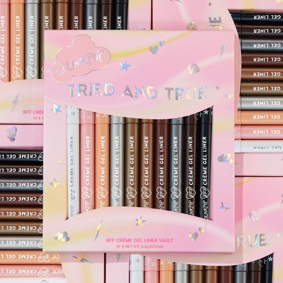 Set chì kẻ mắt Colourpop Tried and True crème gel liner