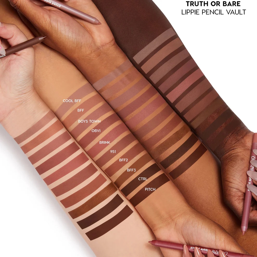 Set 10 chì kẻ môi Colourpop Lippie Pencil màu Truth or Bare