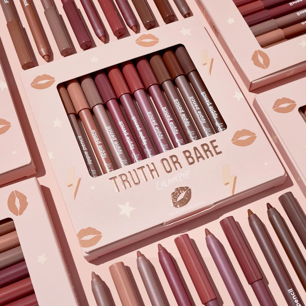 Set 10 chì kẻ môi Colourpop Lippie Pencil màu Truth or Bare