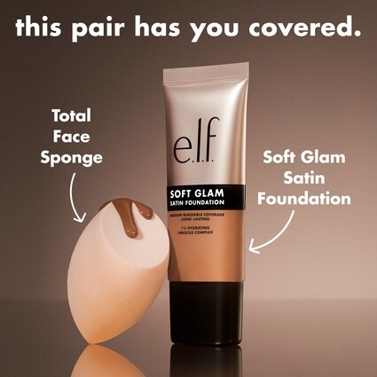 Kem nền dưỡng ẩm Elf Soft Glam Satin Foundation 30ml