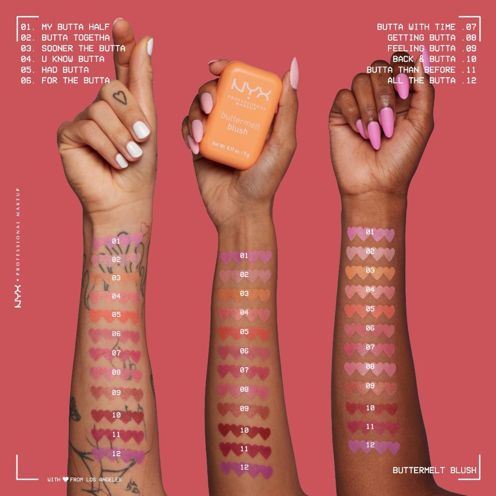 Phấn má hồng NYX Buttermelt Blush