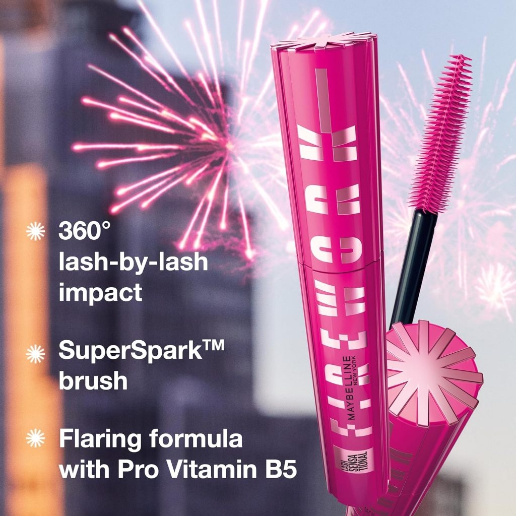 Mascara Lash Sensational Firework chống thấm nước làm dày và dài mi