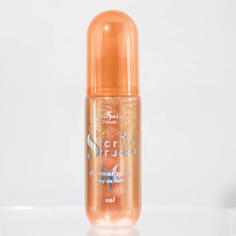 Chai xịt nhũ tóc và cơ thể Italia Deluxe Star Struck Shimmer Spray 70ml