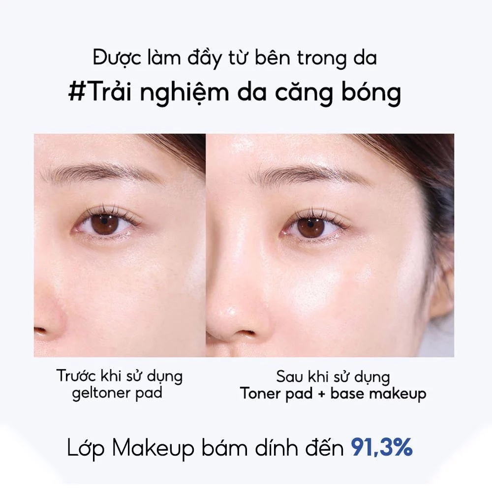 Toner pad Biodance dạng gel cấp ẩm thu nhỏ lỗ chân lông làm dịu da 60 miếng/hộp 140g