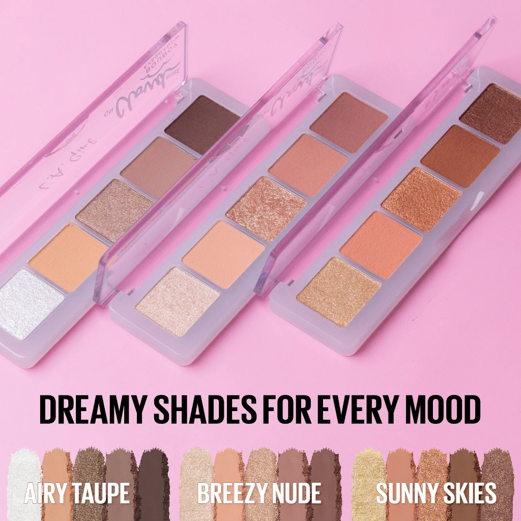 Bảng 5 ô màu mắt LA Girl On Cloud Nine Bouncy Eyeshadow