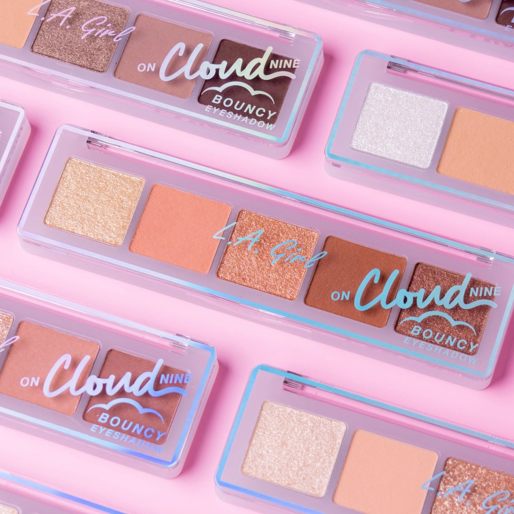 Bảng 5 ô màu mắt LA Girl On Cloud Nine Bouncy Eyeshadow