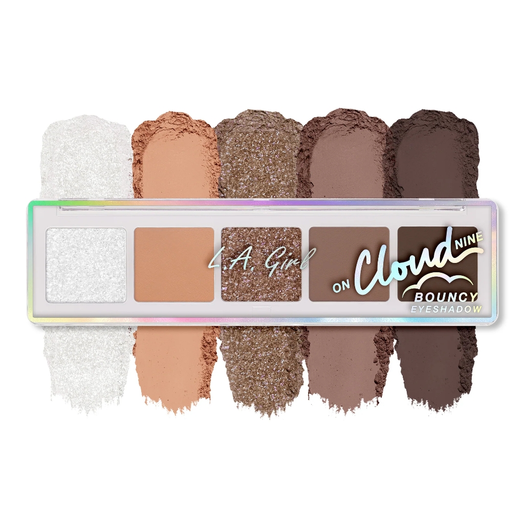 Bảng 5 ô màu mắt LA Girl On Cloud Nine Bouncy Eyeshadow