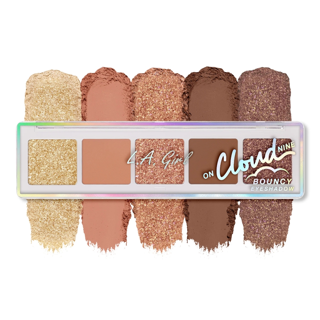 Bảng 5 ô màu mắt LA Girl On Cloud Nine Bouncy Eyeshadow