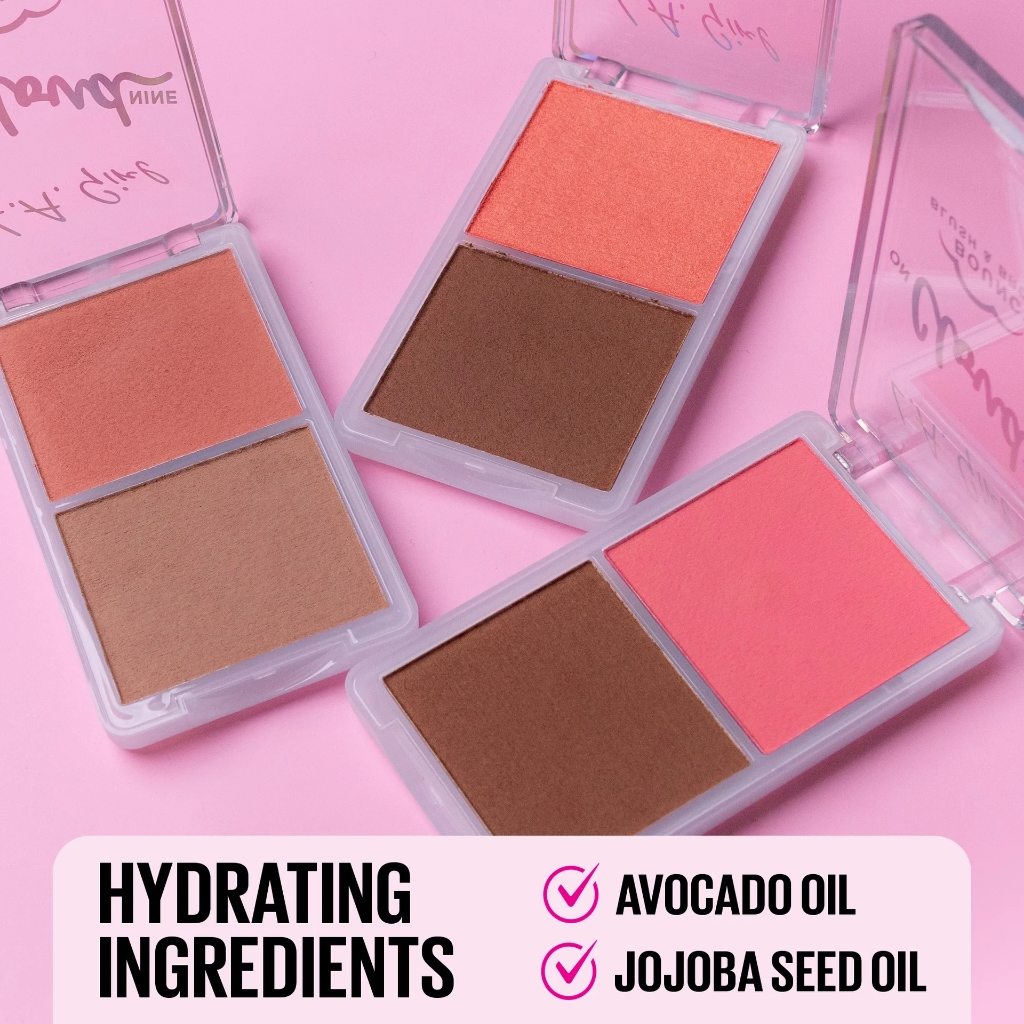 Bảng má hồng và tạo khối LA Girl On Cloud Nine Bouncy Blush Bronzer