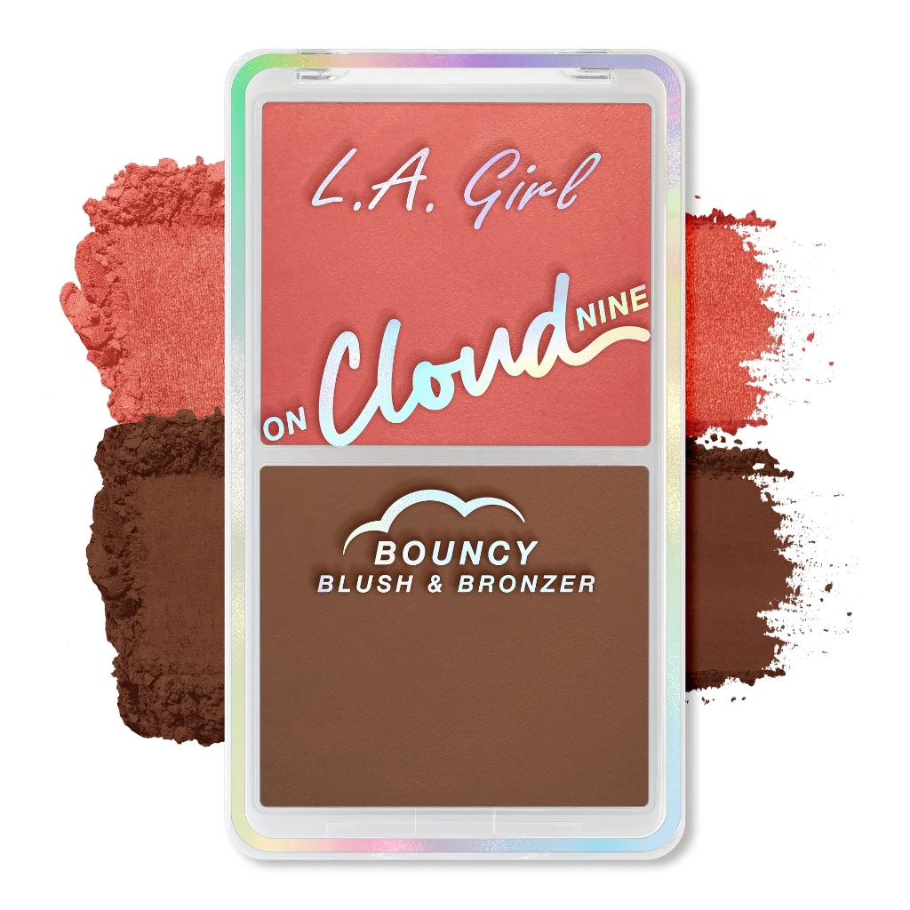 Bảng má hồng và tạo khối LA Girl On Cloud Nine Bouncy Blush Bronzer
