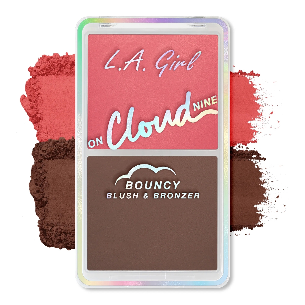 Bảng má hồng và tạo khối LA Girl On Cloud Nine Bouncy Blush Bronzer