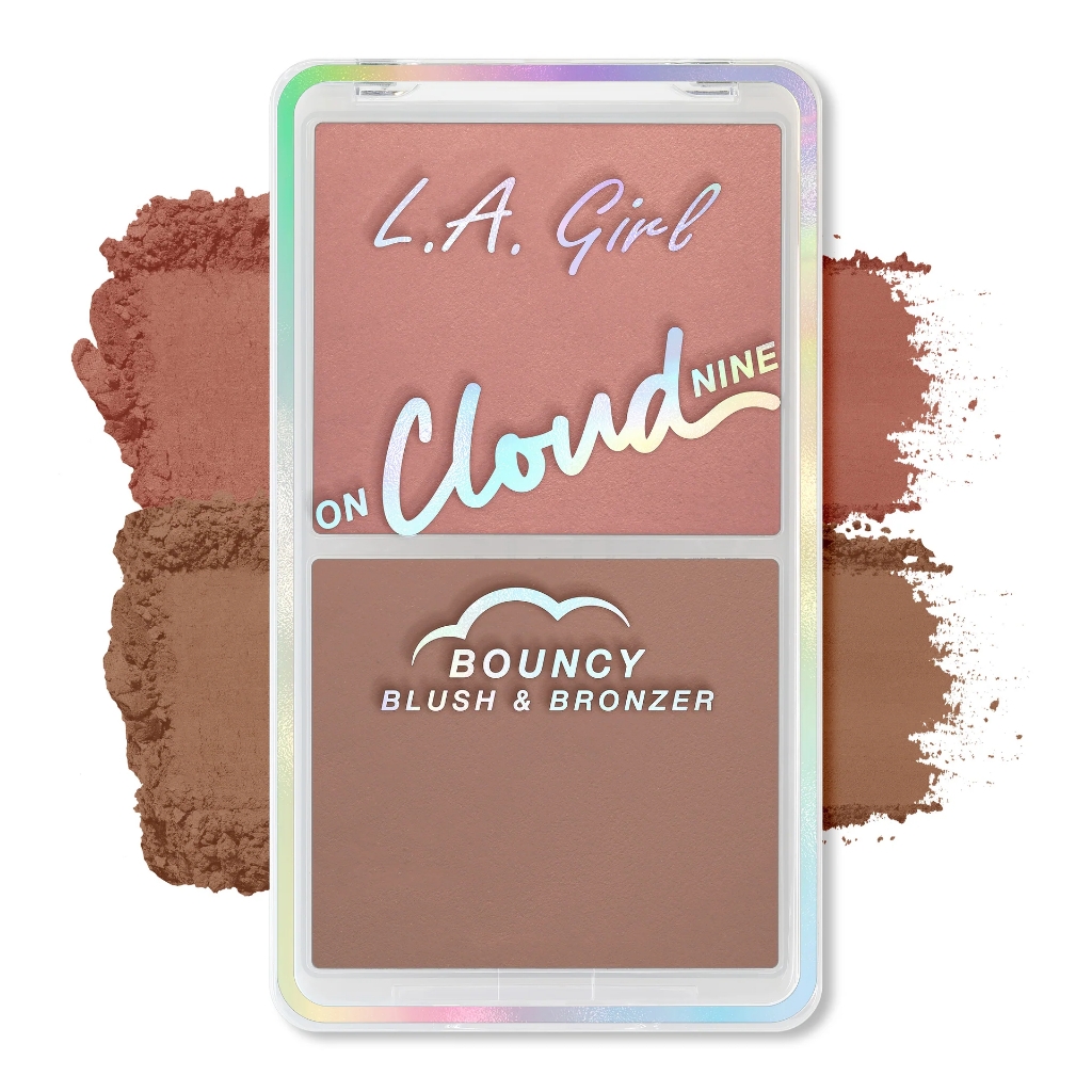 Bảng má hồng và tạo khối LA Girl On Cloud Nine Bouncy Blush Bronzer