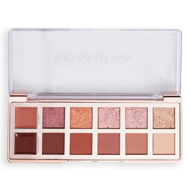 Bảng 12 ô màu mắt Makeup Revolution The True Icon Bronze Shadow Palette