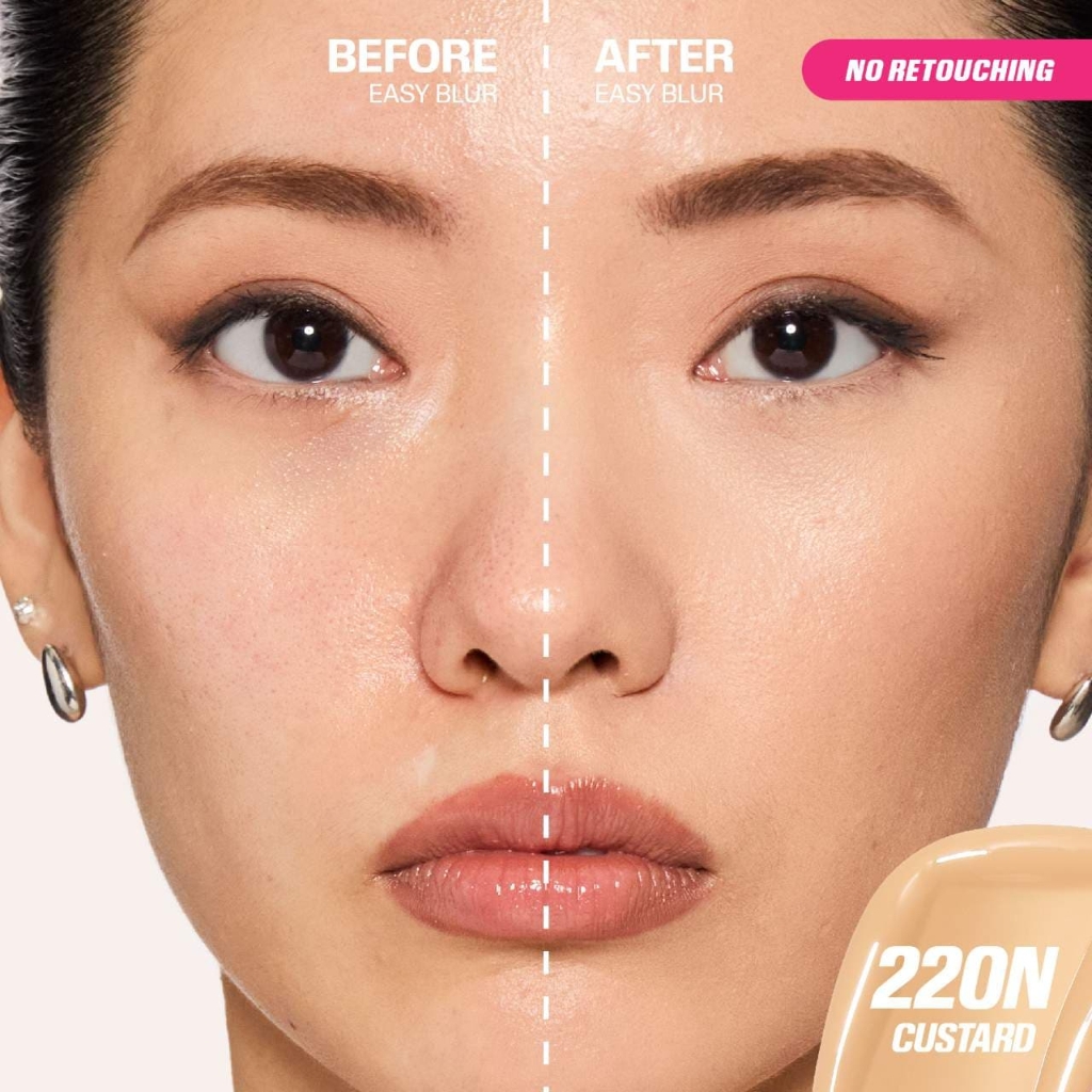 Kem Nền Huda Beauty Easy Blur Natural Airbrush Foundation with Niacinamide 30ml