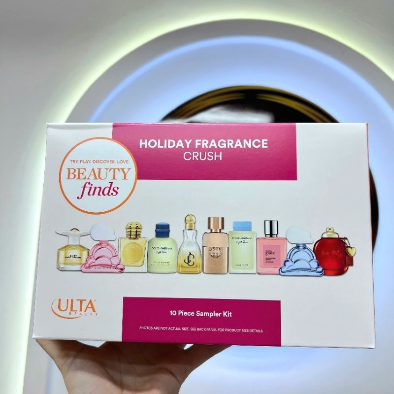 [HIẾM] Set 10 chai nước hoa mini Ulta Beauty Finds Holiday Fragrance Crush