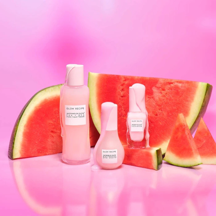 Set dưỡng sáng se khít lỗ chân lông Glow Recipe Watermelon Glow Icons kit bản giới hạn 2024