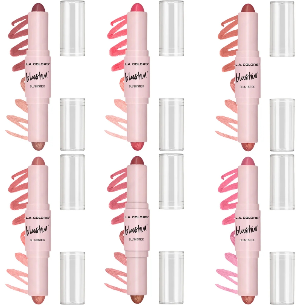 Thỏi má hồng dạng kem 2 đầu LA Colors Blushing Blush Stick