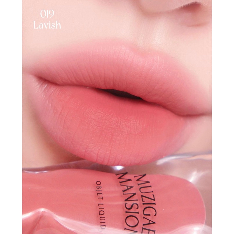 Son Kem Thuần Chay Muzigae MansIon Objet Liquid Chính Hãng, Mịn Lì Lâu Trôi 6ml